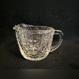 Vintage Anchor Hocking Stars and Bars creamer pitcher